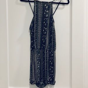 AEO Women’s Romper Boho Tassels High Neck